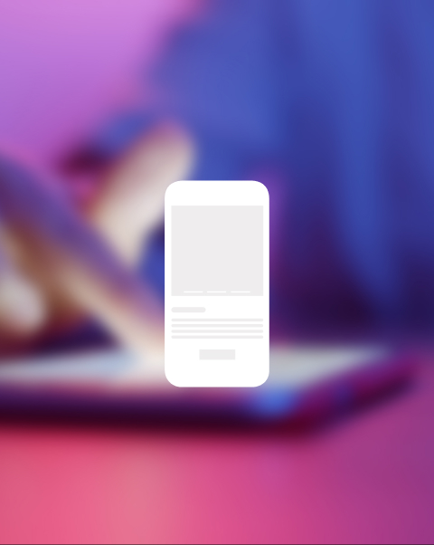 Black phone screen icon