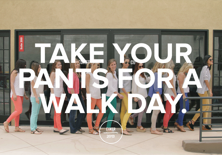 Take Your Pants for a Walk Day