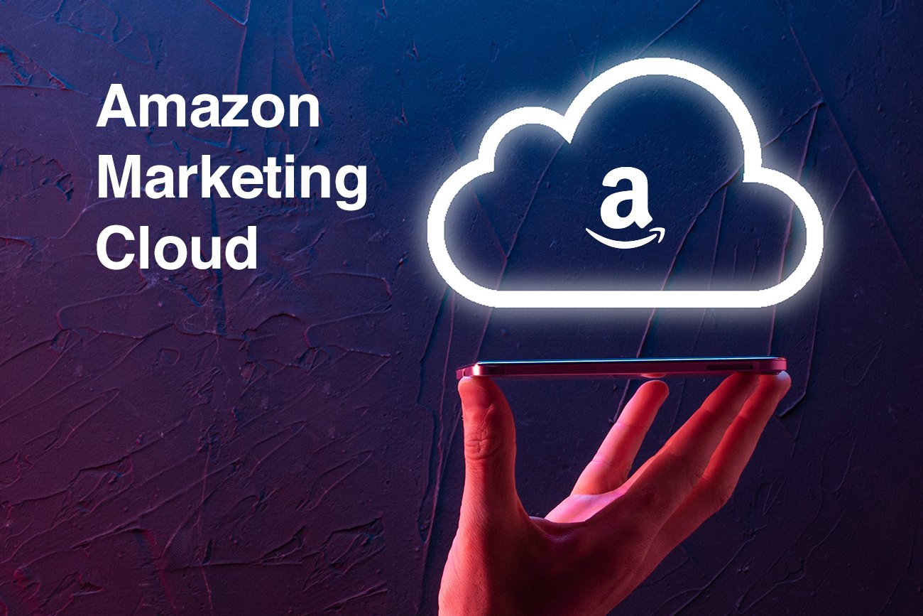 Phone being held up with Amazon Marketing Cloud