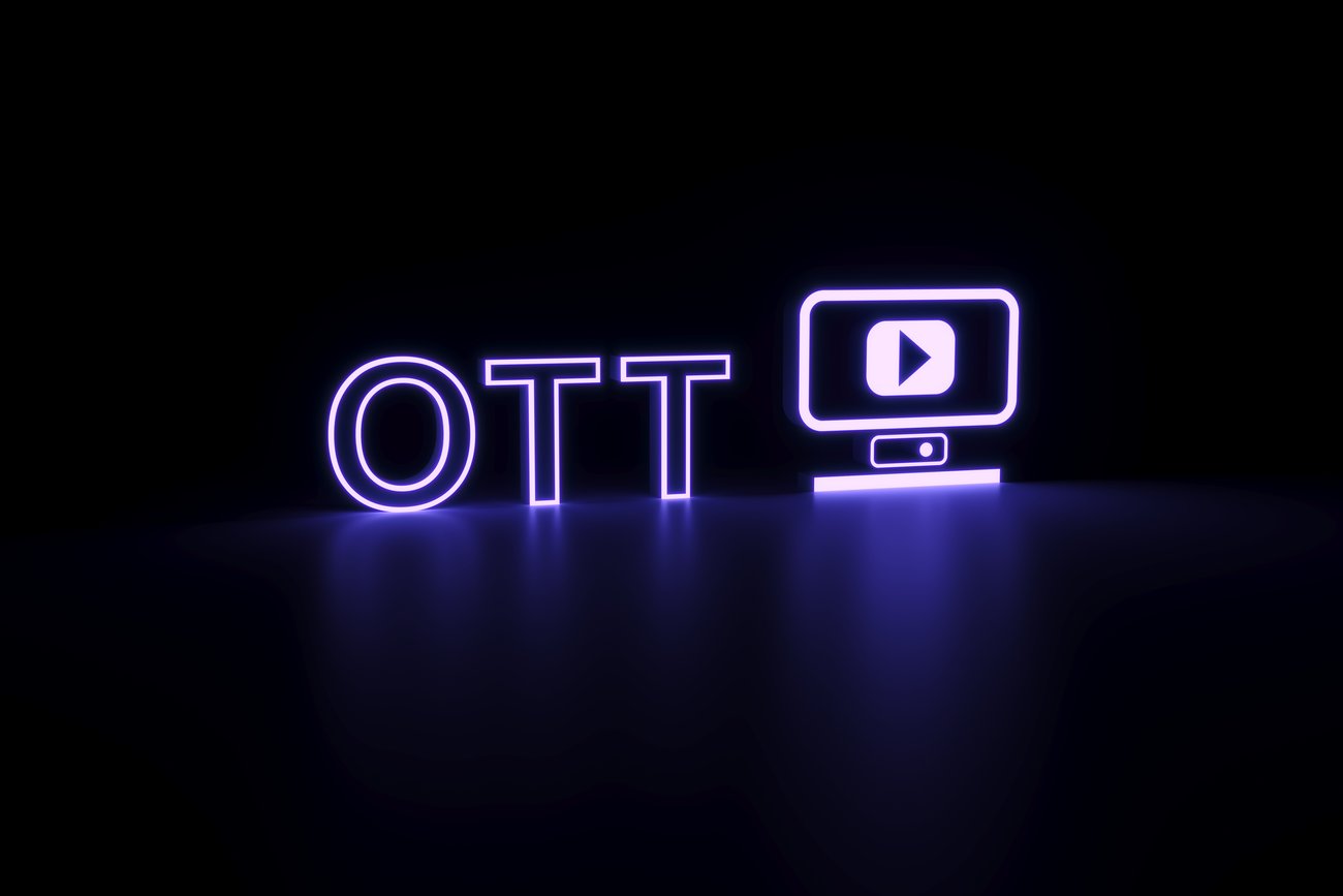 Neon lit OTT sign