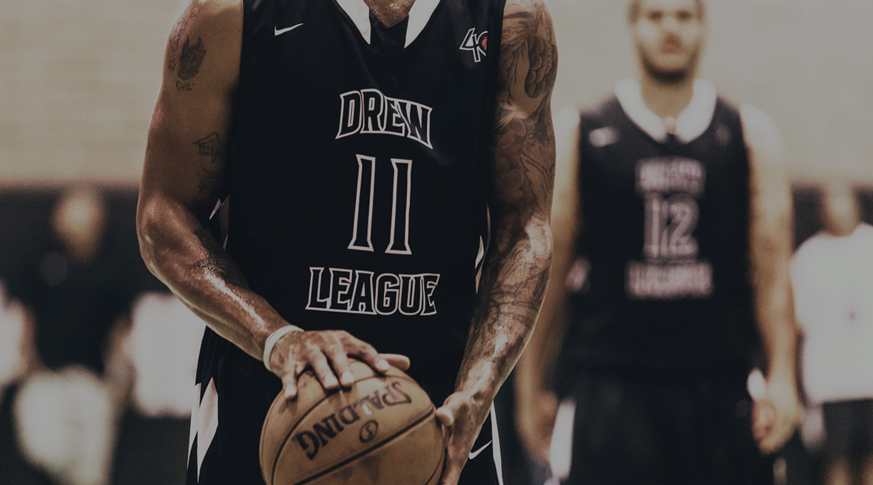 NEW 2022! DREW LEAGUE JERSEY BLACK & WHITE LEBRON JAMES