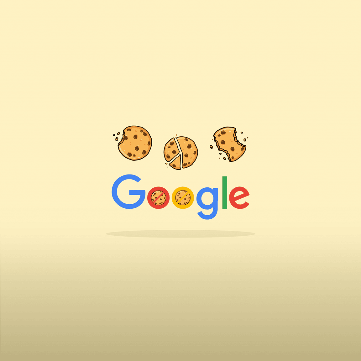 Cookies above Google Logo
